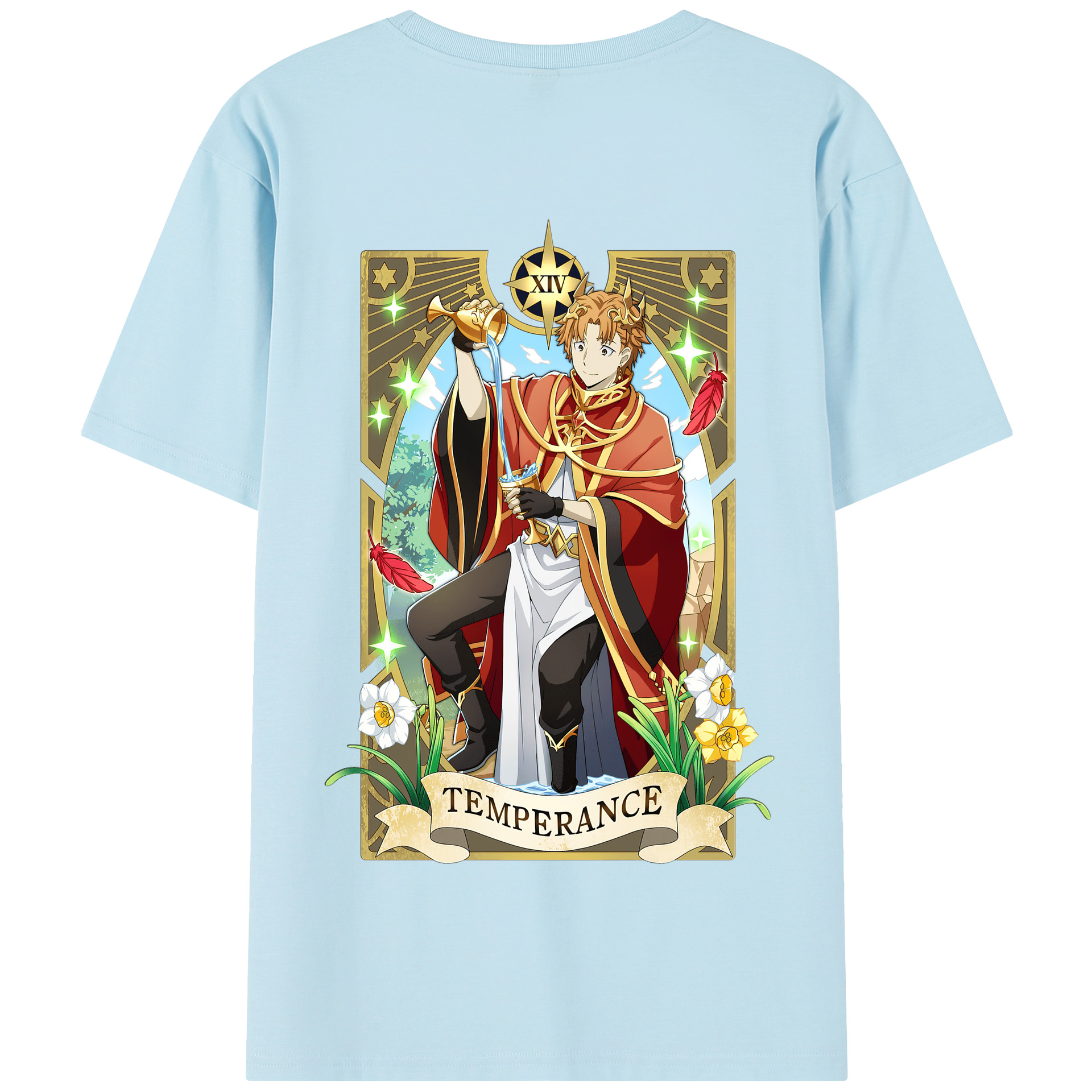 （画像用） 文豪ストレイドッグス Bungo Stray Dogs 綿100％半袖Tシャツ（背面プリント）